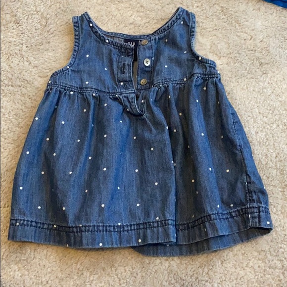 baby gap denim dress